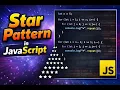 Diamond Star Pattern in JavaScript JS Pattern