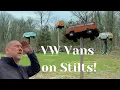 VW Vans on Stilts