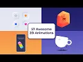 57 Awesome 2D Animation Examples CSS JavaScript and No-Code SVGator