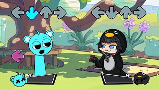 FNF GuguGaga VS Sprunki sings Bluey Can Can (Cover Song)