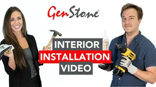 Interior Install How to Install GenStone Faux Stone DIY Home Improvement