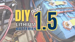 Sailing Avocet | DIY Lithium Batteries, Part 1.5