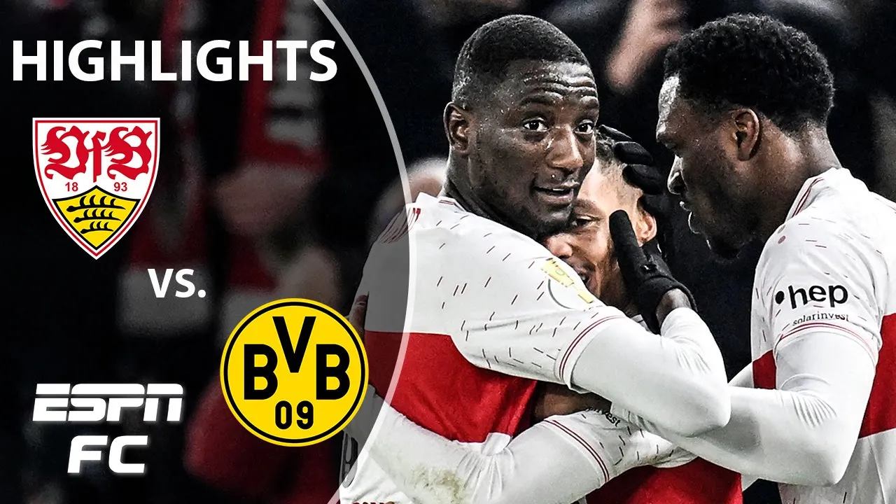 Borussia Dortmund vs. VfB Stuttgart | German Cup Highlights ...