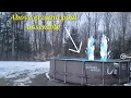 Assembling our Summer Waves above ground pool