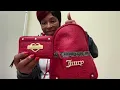 WIMB candy red juicy couture backpack