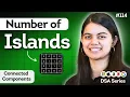 Number of Islands Connected Components in Matrix Leetcode 200