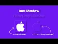 CSS box-shadow vs filter drop-shadow Example For Beginners