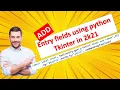 Python Tkinter in Hindi How to add Entry field using python Tkinter learn python tkinter 2021