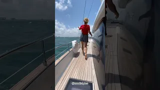 Can’t believe this went Viral😳🤯 #sailaway #overboard