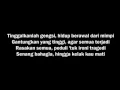 Bondan Prakoso \u0026 Fade2Black   Hidup Berawal Dari Mimpi Lyrics
