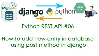 Python REST API How to add new entry in database using post method in django
