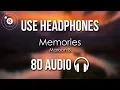 Download Lagu Maroon 5 - Memories (8D AUDIO)