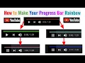 How to Make the Progress Bar Rainbow Easter SECRET on YouTube