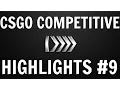 CSGO COMPETITIVE HIGHLIGHTS #9 - Cheeky Junmpshot with Glock