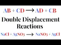 DOUBLE DISPLACEMENT REACTIONS