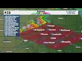 Timeline of tornado risk storms across the DFW area Weather Impact Alert - BREAKING NEWS