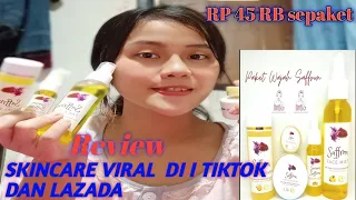 review skincare viral di tiktok dan lazada skincare saffron