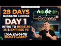Day 1 Intro to Node js 26 Express v5 Full Backend Bootcamp