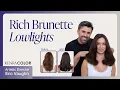 Rich Brunette Hair Color Tutorial Dimensional Lowlight Technique Eric Vaughn Kenra Color