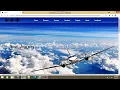 Airline website using Html CSS and Javascript Complete 10 pages project for university students
