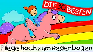 Fliege hoch zum Regenbogen || Kinderlieder zum Mitsingen und Bewegen