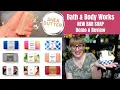 Bath Body Works NEW BAR SOAP Demo Review