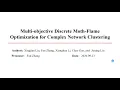 Multi-objective Discrete Moth-Flame Optimization for Complex Network Clustering
