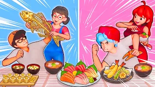 Scary Teacher 3D - Nick and Tani Battle a Giant Octopus in the Seafood Battle
