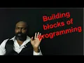 Programming Building Blocks Programming in Tamil Python in Tamil
