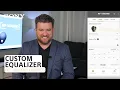 Custom Equalizer settings on the WF-1000XM5 earbuds