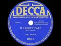 1939 HITS ARCHIVE: If I Didn’t Care - Ink Spots