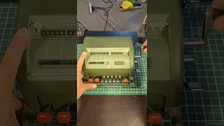 Vintage Facit Mechanical Calculator Model NTK From The 1950s 