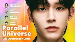 nine i parallel universe line distribution lyrics karaoke patreon requested