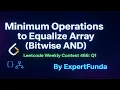 Minimum Operations to Equalize Array Weekly Contest 466 Q1