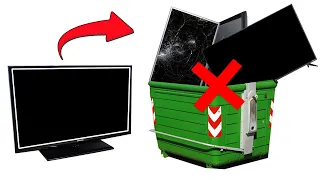 Don't throw away your broken TV without watching this VIDEO first!