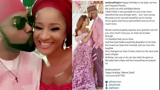 nollywood actress adesua etomi and husband banky w welcomed a baby mercy johnson message to mothers