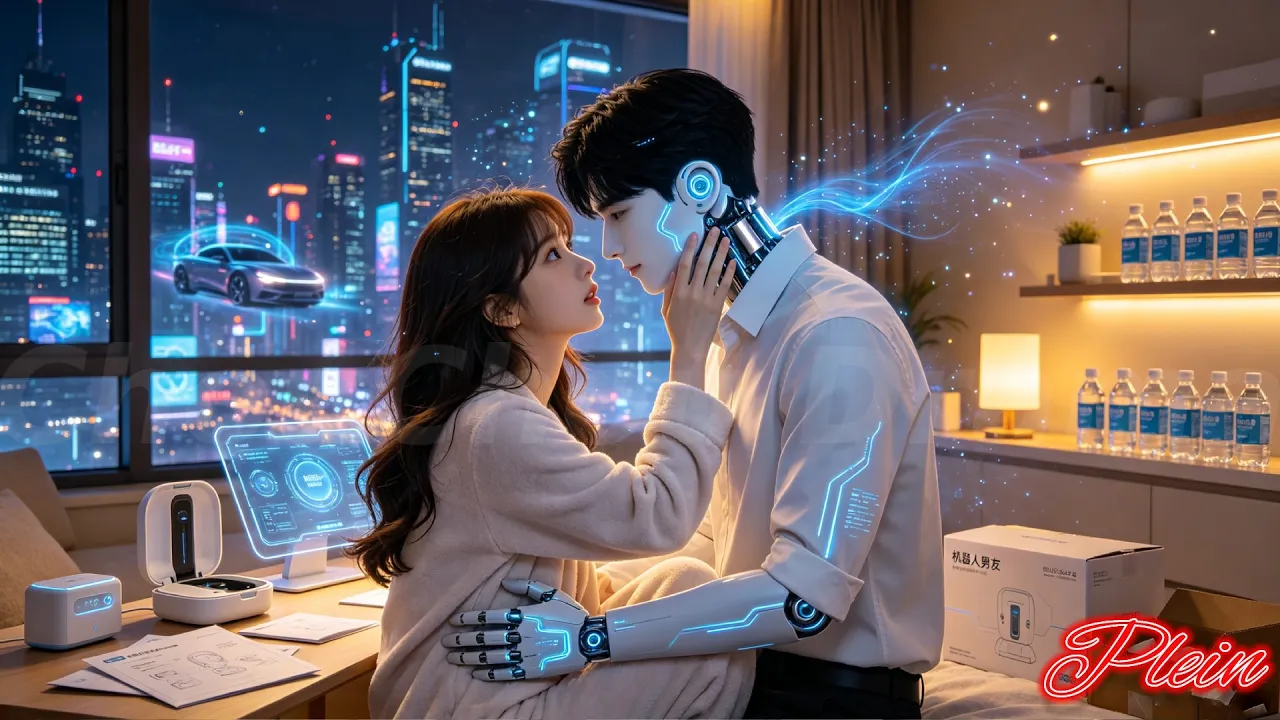 Personne ne voulait de ce robot, elle l'adopte comme amoureux... et craque ! Une passion interdite ! poster