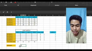 Solving Balance Assignment Problem through Linear Programming - Using Excel Solver