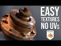 The Easiest Way to Texture in Blender Adaptive No UV Unwrapping