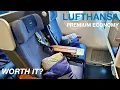 Lufthansa NEW Allegris Premium Economy Review Lufthansa Allegris 787 Shanghai - Franfurt
