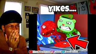 flippy thought he was superman happy tree friends flippin burgers reaction 