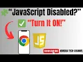 How to Enable JavaScript on Mobile Android - Fix Website Errors
