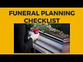 Create a Funeral Planning Checklist