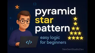 How to Print Pyramid Star Pattern in JavaScript Easy Logic for Beginners