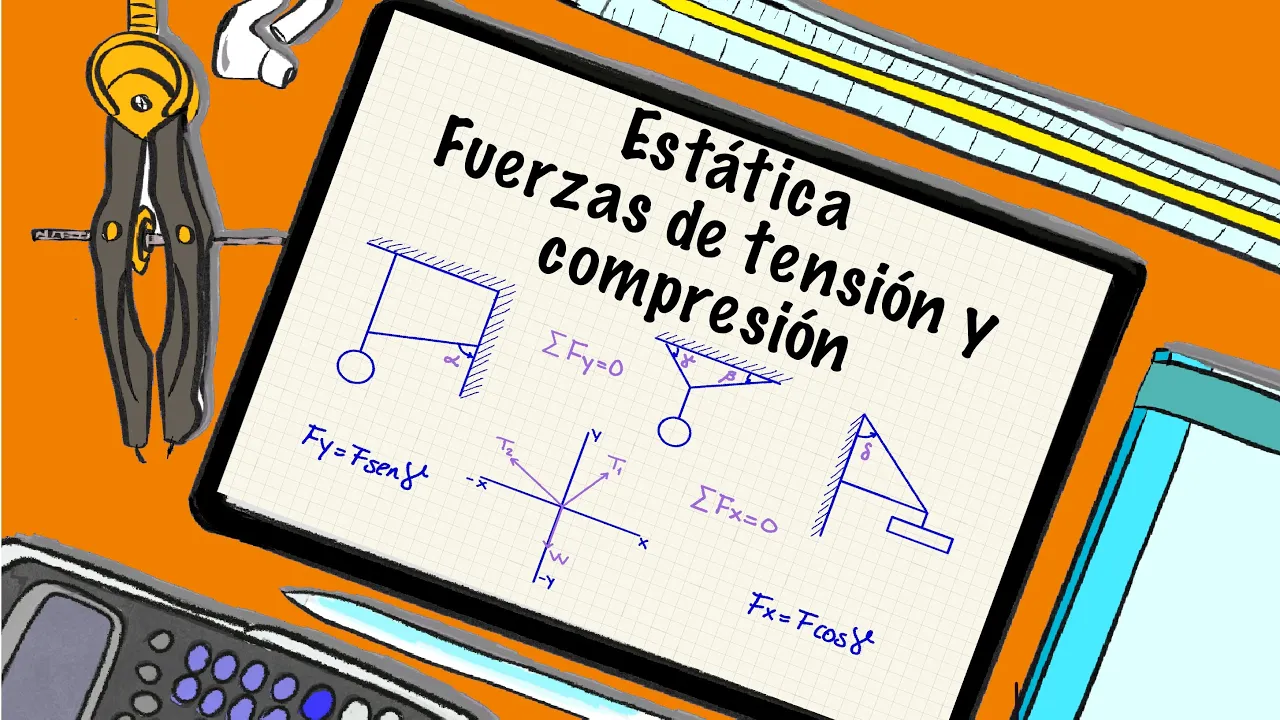 ESTÁTICA. FUERZA DE TENSIÓN Y COMPRESIÓN