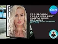 Transform Faces into Text Canva Mind Blowing Portrait Hack for Hair Stylists