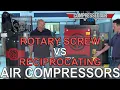 Rotary Screw VS Reciprocating Air Compressors CompressedAirUSA com