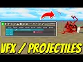 How To MAKE VFX PROJECTILES In The Strongest Battlegrounds SKILL BUILDER V2 Roblox TSB