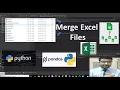 Combine Merge Different Excel Files Own Program Python and Pandas Part 6 - a