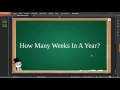 How Many Weeks In A Year